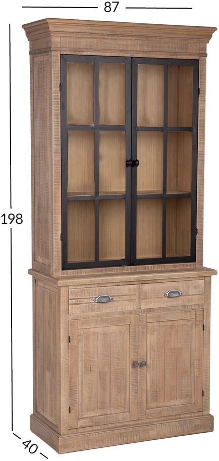 Vitrina „MONACO“ 87 x 40 x H198 cm
