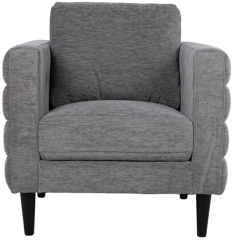 Fotelis Home4You Armchair STEVENS pilkas