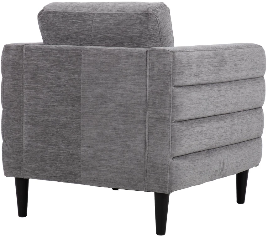 Fotelis Home4You Armchair STEVENS pilkas