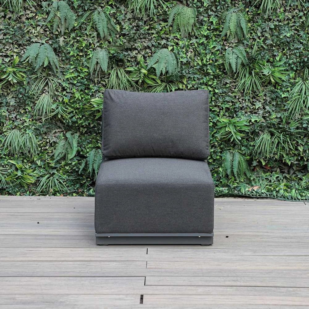 Sofa Home4You Sofos modulis „FULLER“ 68 x 89 x H70,5 cm, tamsiai pilkos spalvos
