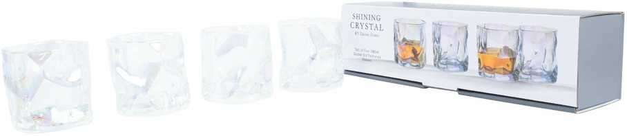 Home4You RAINBOW Stiklas SHINING 280ml, vaivorykštė