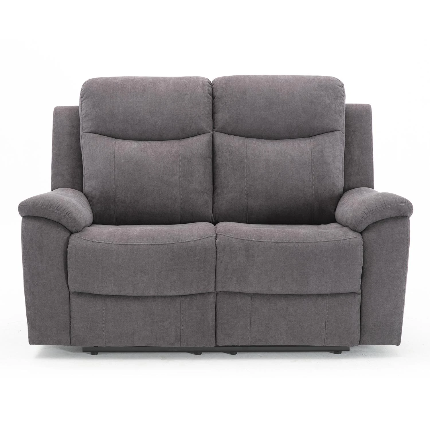 Home4You Atlošiamoji sofa MILO 2, dvivietė, 155x96xH103cm, su elektriniu mechanizmu, pilka