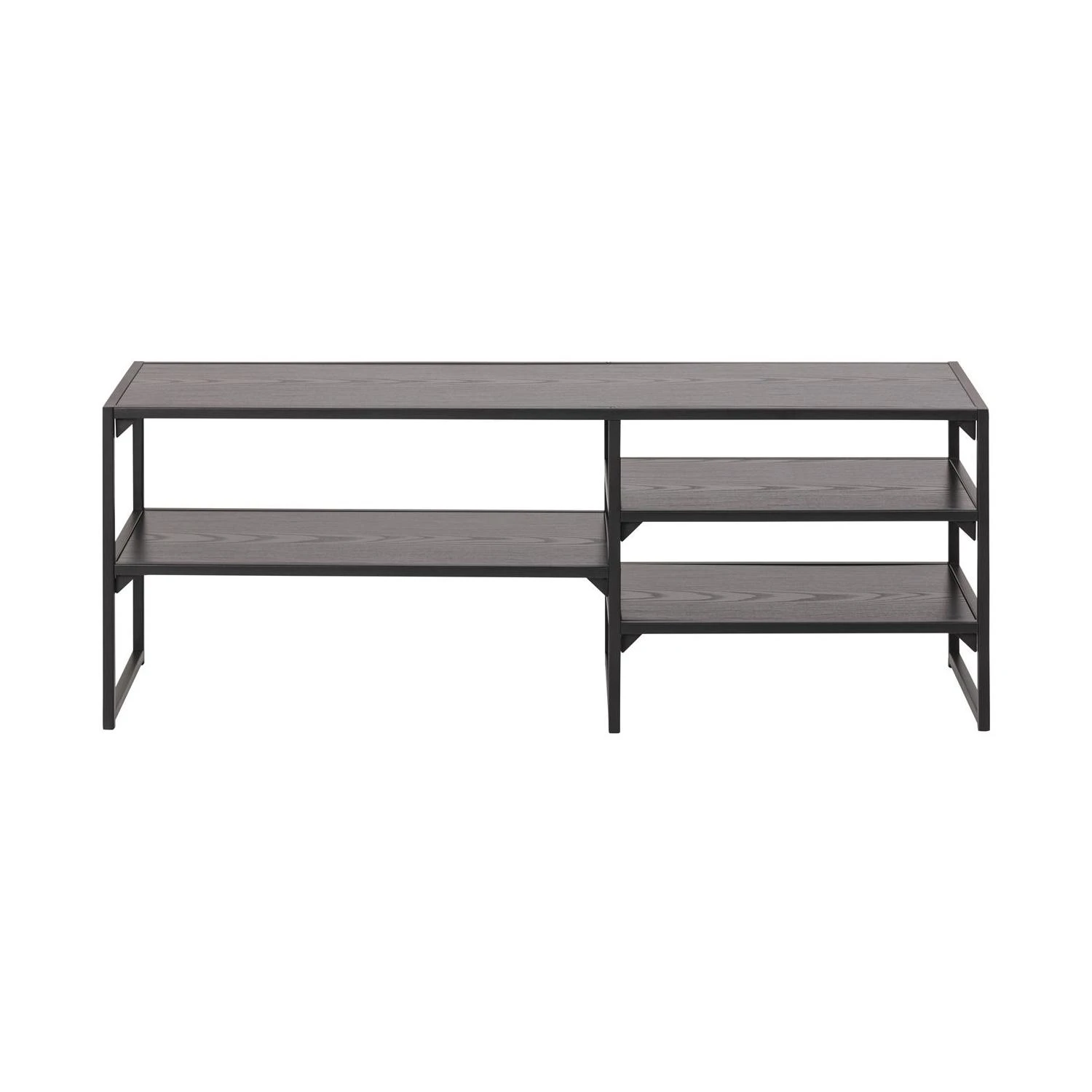 TV staliukas Home4You Televizoriaus stalas „Seaford“, juoda