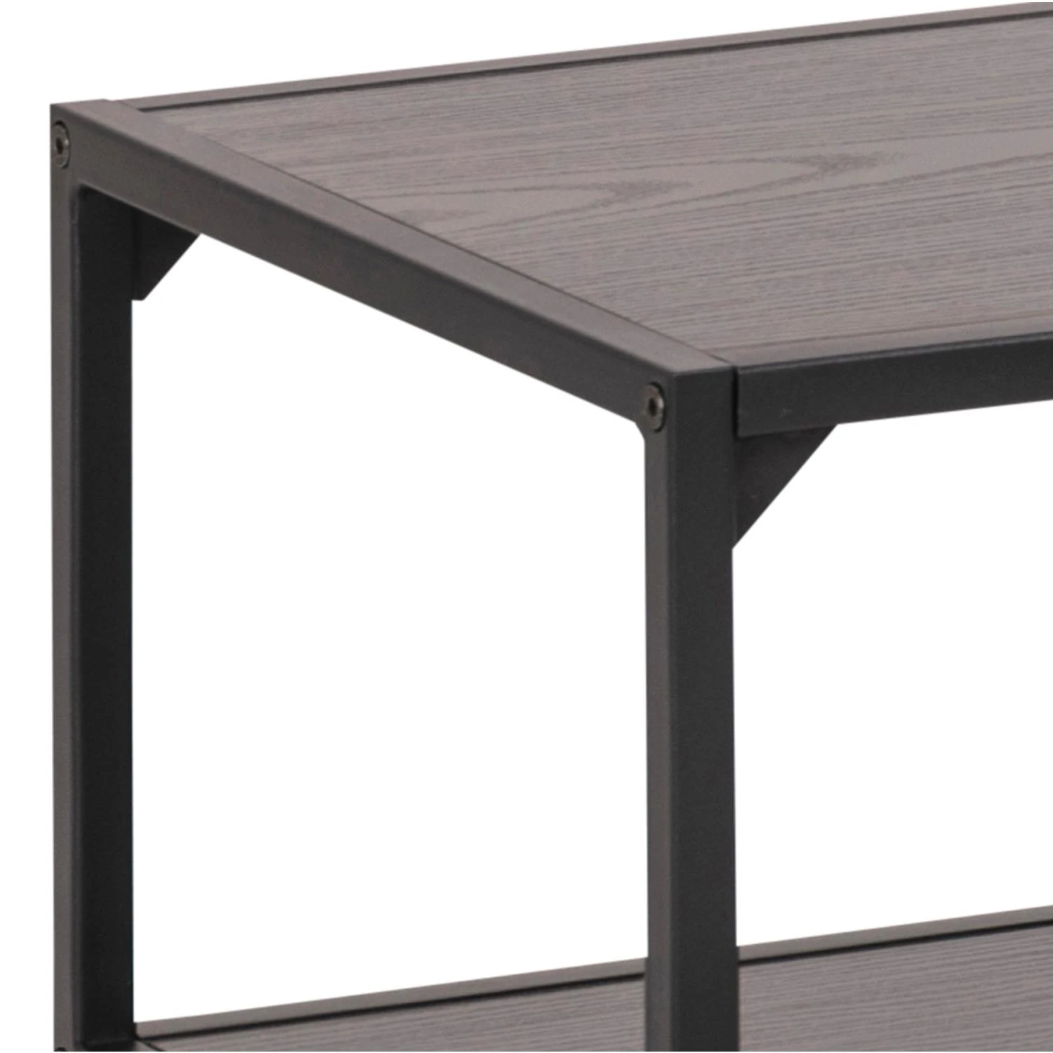 TV staliukas Home4You Televizoriaus stalas „Seaford“, juoda