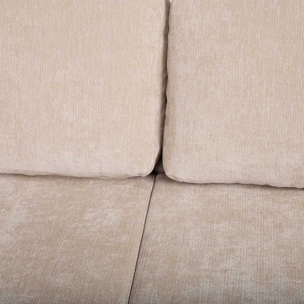 Home4You Kampinė sofa-lova INGA, smėlio spalvos