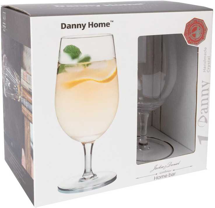 Home4You Stiklo taurės 2vnt 400ml DANNY HOME CRY08