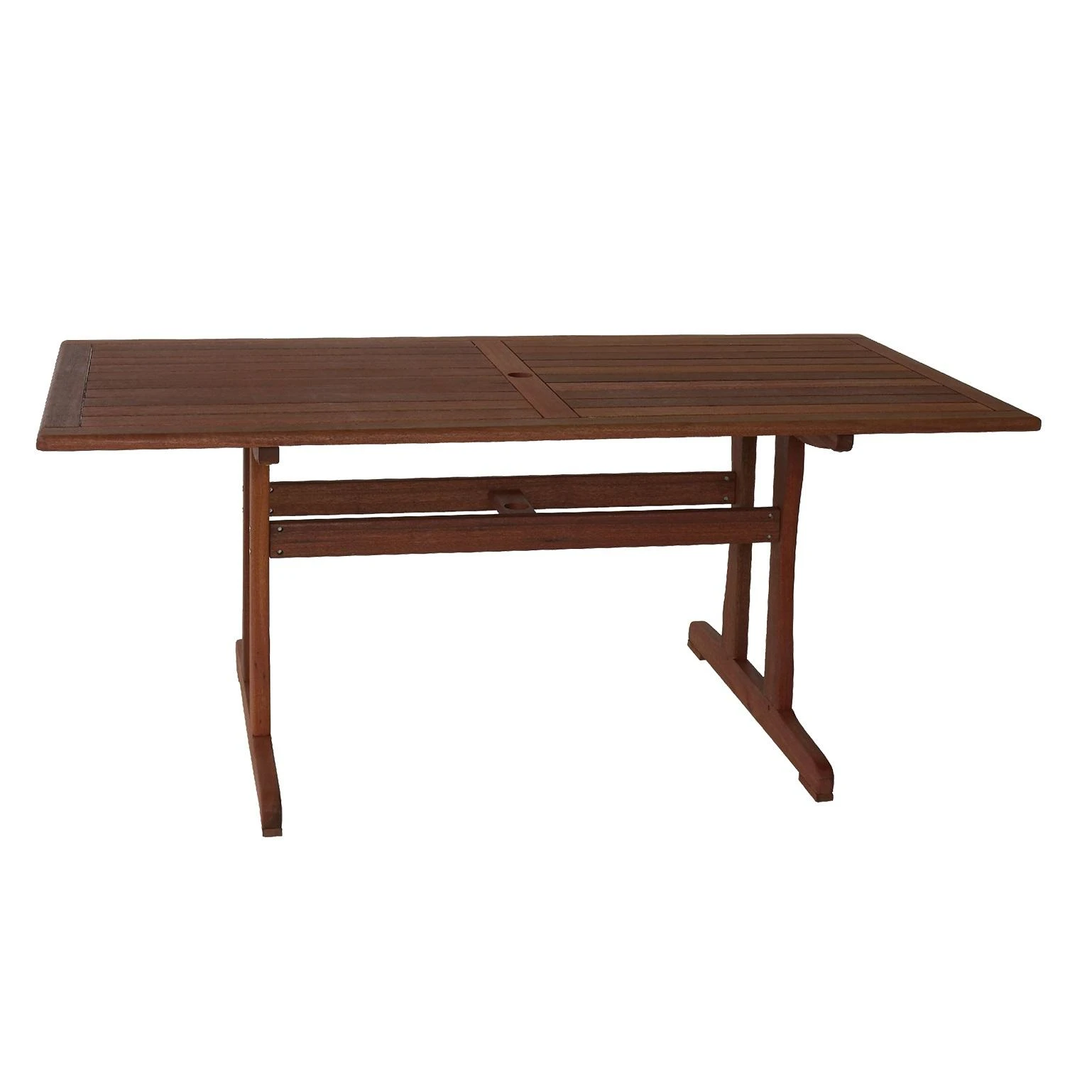Lauko baldų komplektas Home4You Komplektas VENICE, stalas ir 6 kėdės (07090), 180x90xH74cm, medis: šorėjos, apdaila: alyvuota