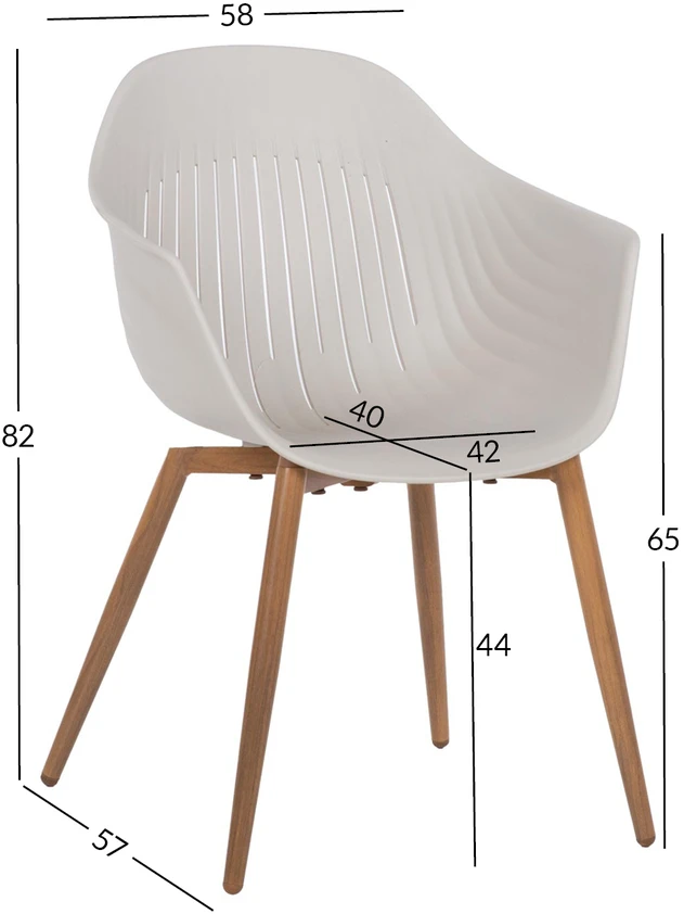 Home4You Mėlyna Chair Mėlynas HUG baltas