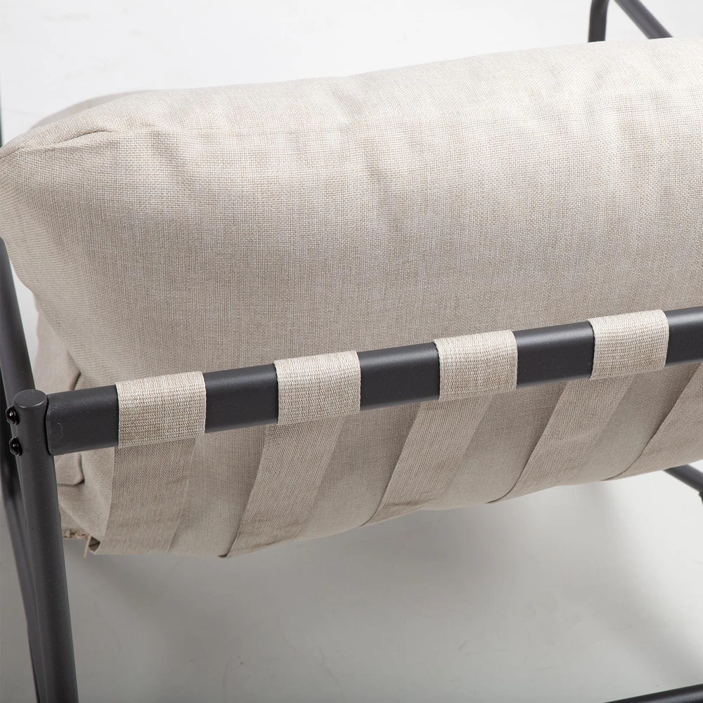 Lauko baldų komplektas Sodo baldų komplektas KORO: stalas, sofa ir 2 foteliai