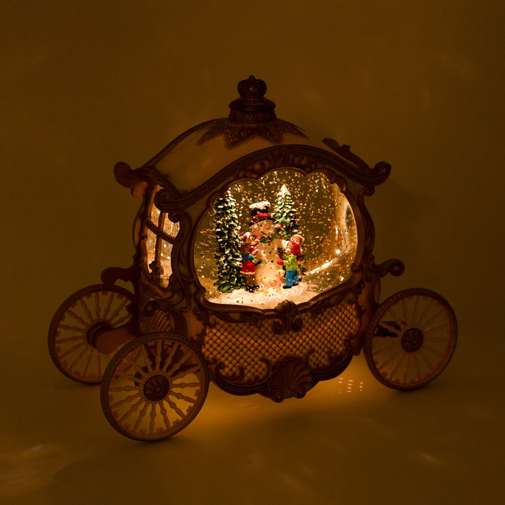 Home4You LED dekoracija „WONDERLAND“, 26 x 11 x H20 cm, balta