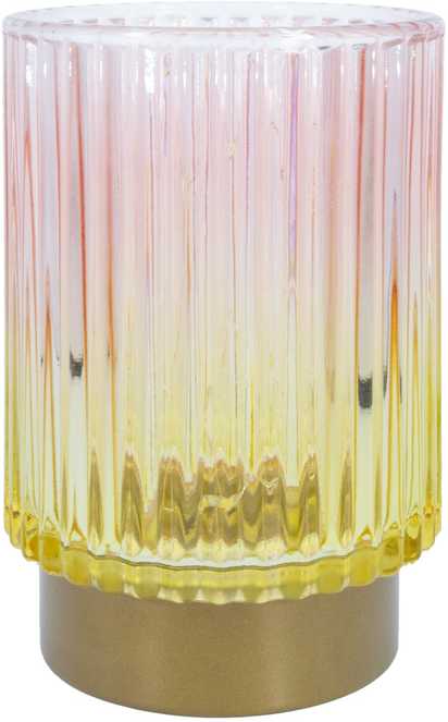LED šviestuvas WINGS AMBER H13cm daugiaspalvis, su taimeriu