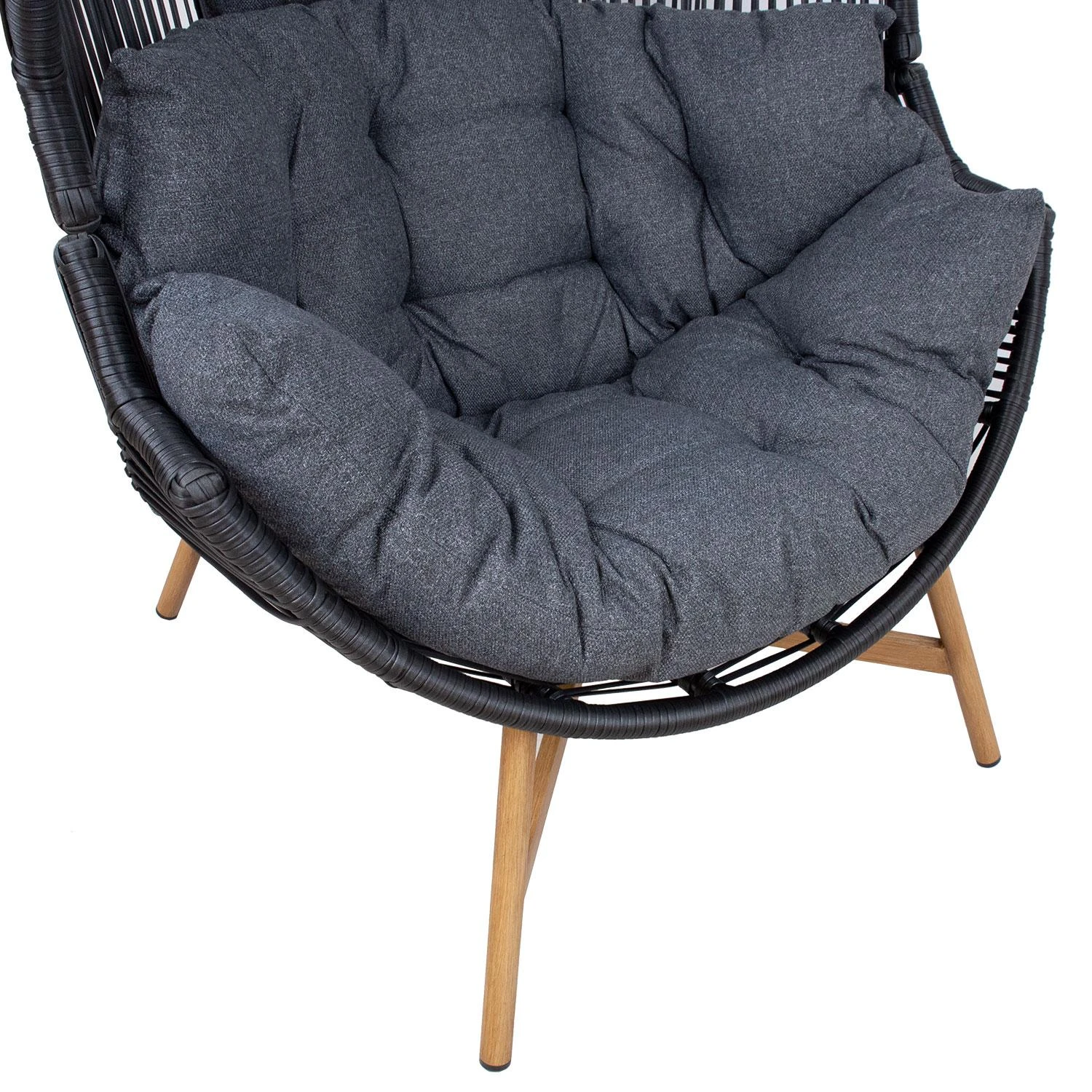 Home4You Lauko krėslas HELSINKI juoda