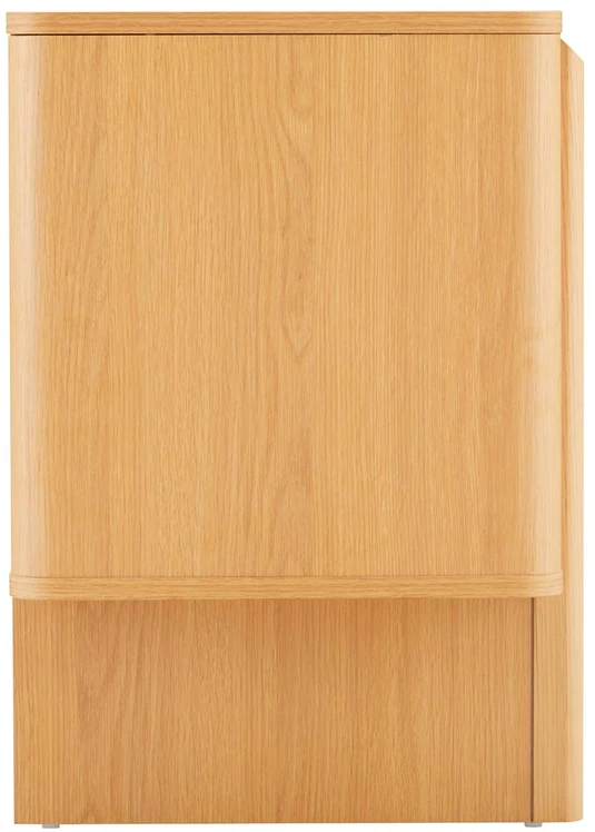 Lova Home4You Naktinis staliukas MORBEN 55x42xA60cm, melaminas su ąžuolo dekoru