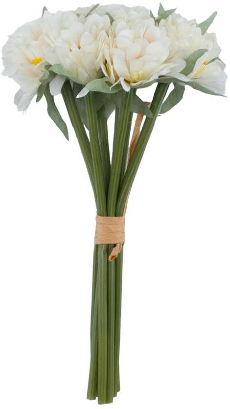 Dirbtinė gėlė „FLOWERLY“ (20 cm), 9 vnt. pavasario gėlių puokštė, įvairių rūšių