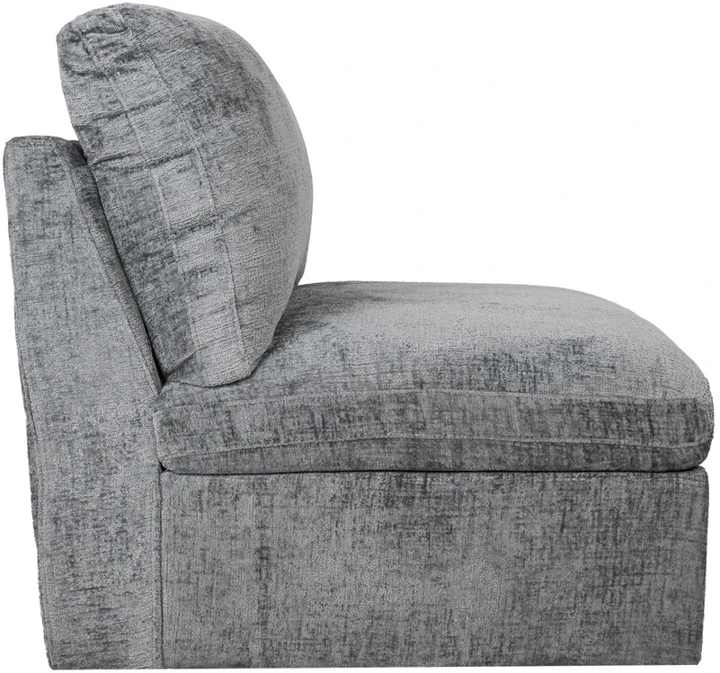 Home4You Modulinė sofa SAMOA, 1 vieta, be porankių, pilka