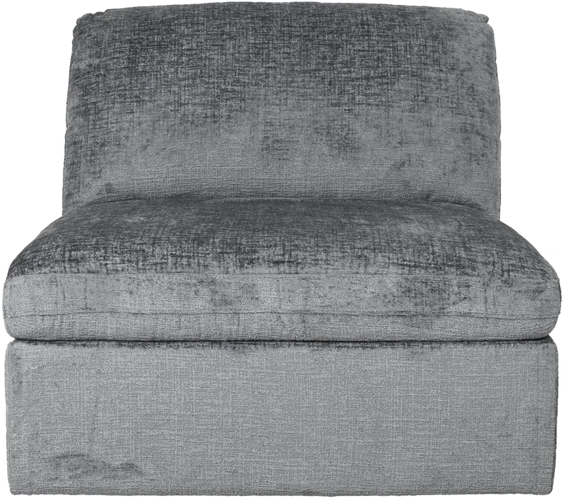 Home4You Modulinė sofa SAMOA, 1 vieta, be porankių, pilka