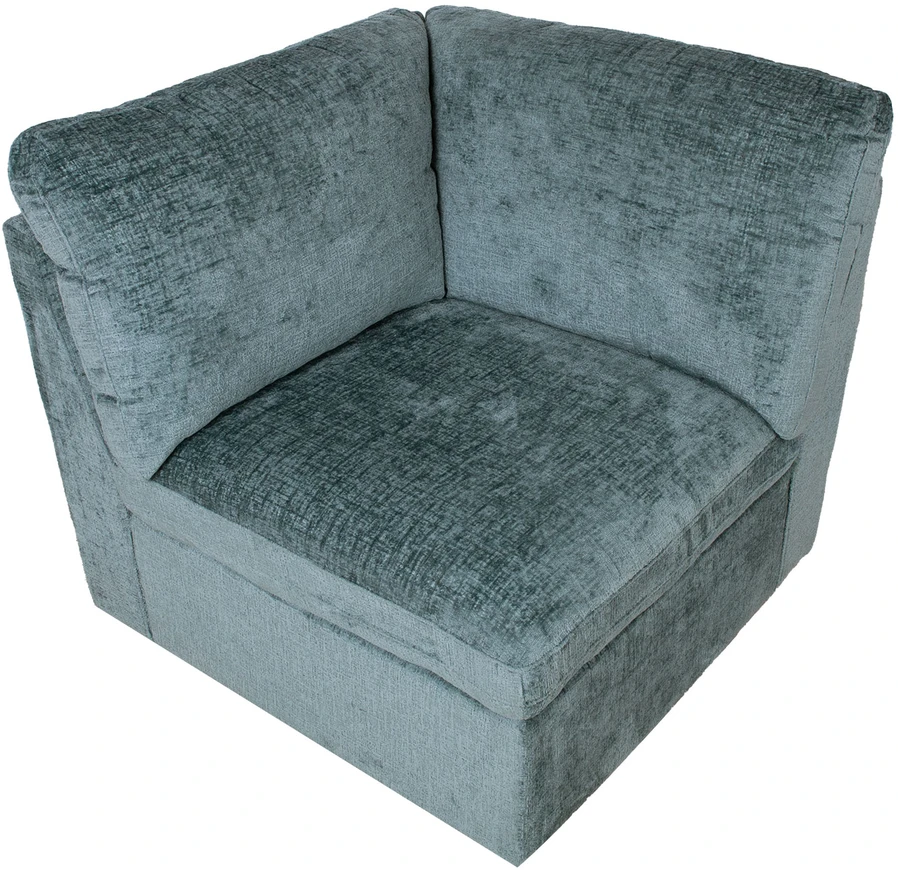 Home4You Modulinė sofa SAMOA, vienvietė, kampinė dalis, vandenyno žalia