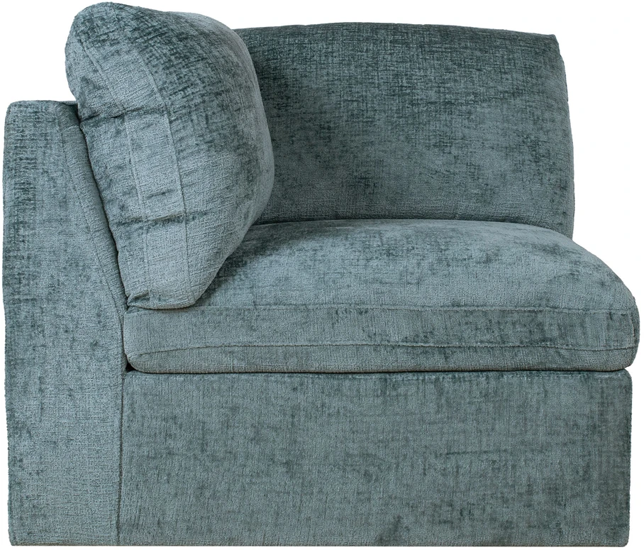 Home4You Modulinė sofa SAMOA, vienvietė, kampinė dalis, vandenyno žalia