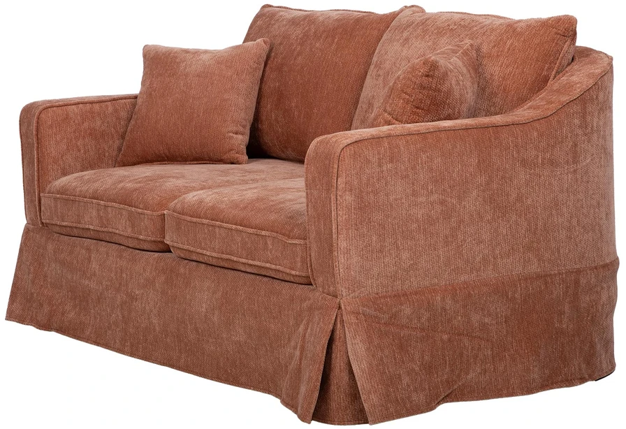 Dvivietė sofa „SIENNA“, oranžinė