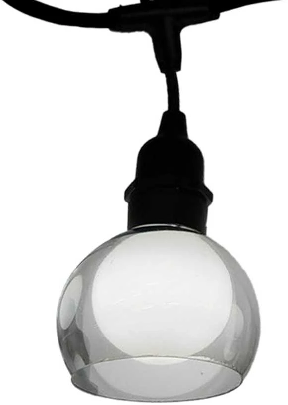 Home4You Šviestuvai FLICKER 10 LED lempučių / 4,5 m, šaltai balta šviesa
