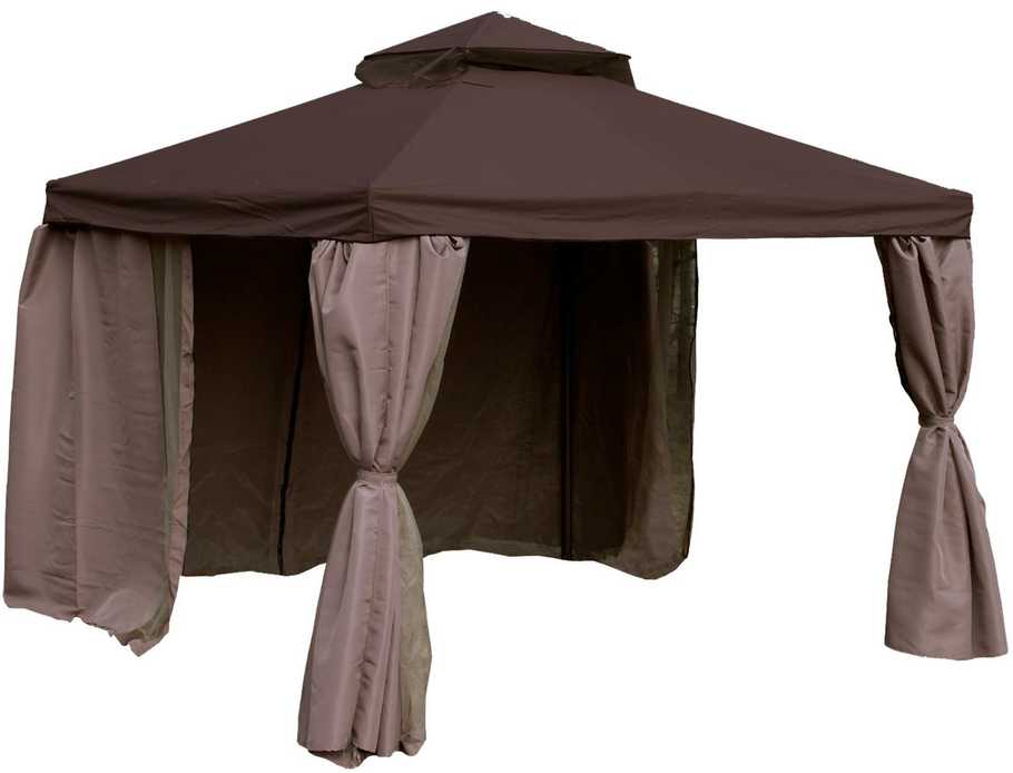 Home4You Gazebo LEGEND 2,91x3,91xH2/2,8m, ruda aprašymas - Prekės nuotrauka