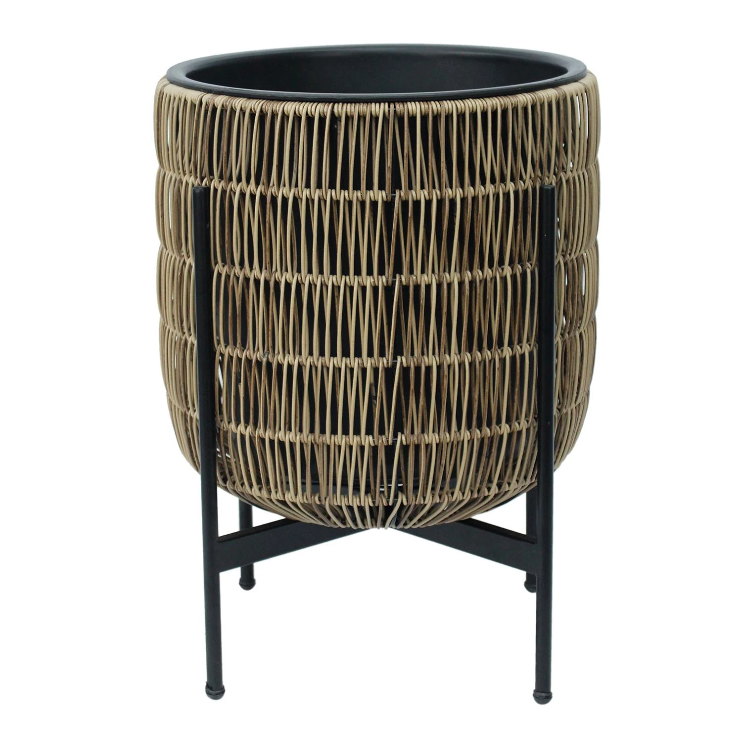 Home4You Sėjamoji WICKER su stovu 38x38xH49cm, šviesiai ruda