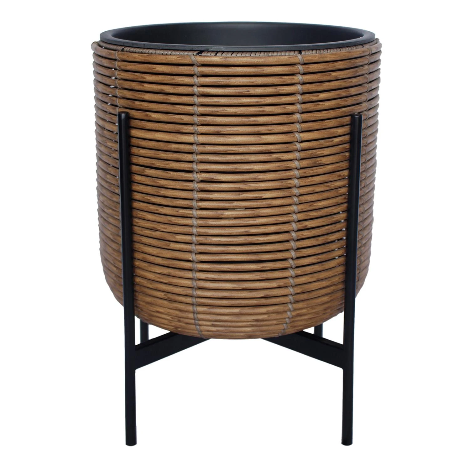 Home4You Sėjamoji WICKER su stovu 38x38xH49cm, ruda