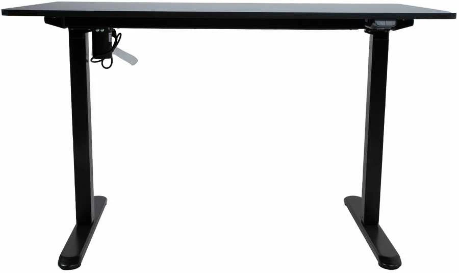 Reguliuojamas stalas ERGO LIGHT, juodas metalinis rėmas