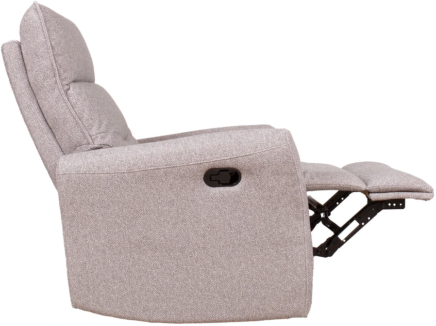 Lova Atlošiamasis fotelis „BOWERS“ su rankiniu mechanizmu, smėlio spalvos
