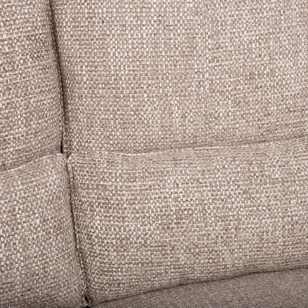 Lova 2-vietė atlošiamoji sofa „BASTIAN“ su elektriniu mechanizmu, smėlio spalvos