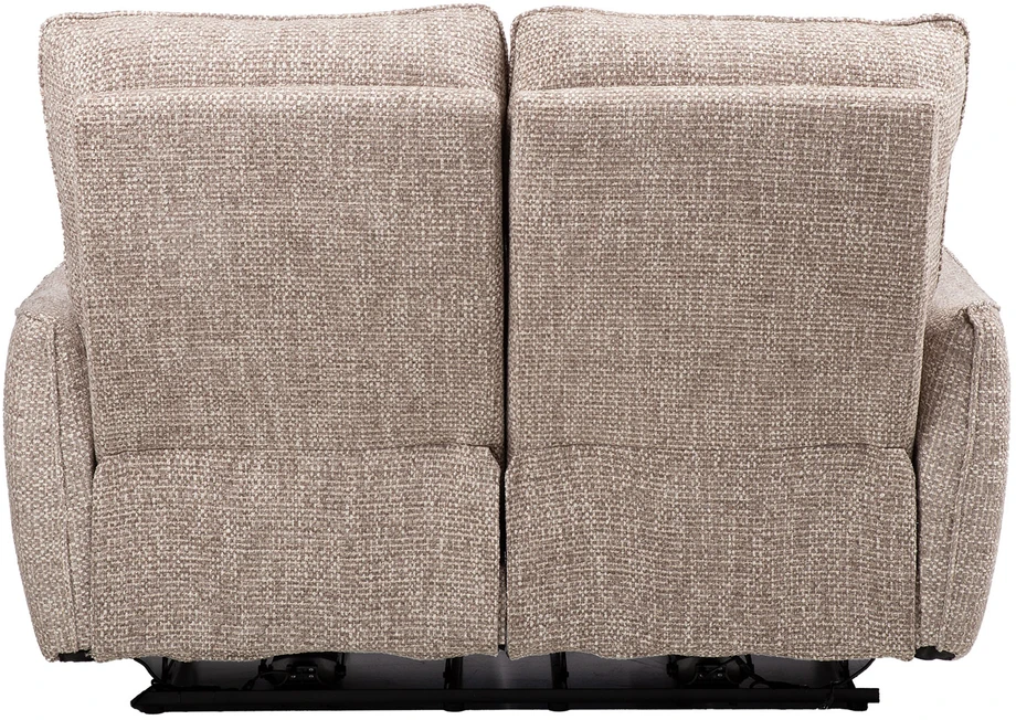 Lova 2-vietė atlošiamoji sofa „BASTIAN“ su elektriniu mechanizmu, smėlio spalvos