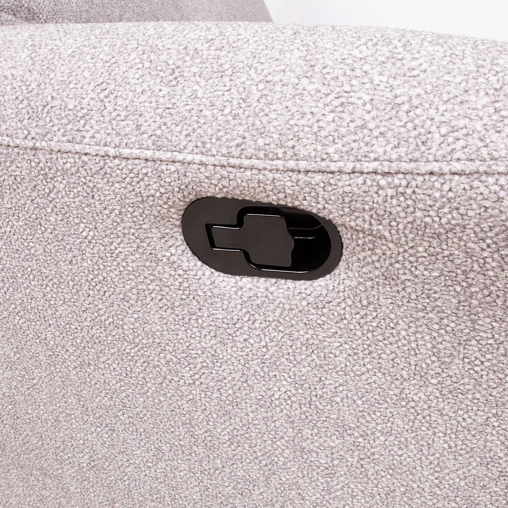 Lova Dvivietė atlošiamoji sofa „BOWERS“ su rankiniu mechanizmu, smėlio spalvos