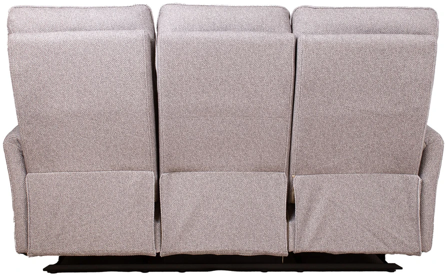 Lova 3-vietė atlošiamoji sofa „BOWERS“ su rankiniu mechanizmu, smėlio spalvos