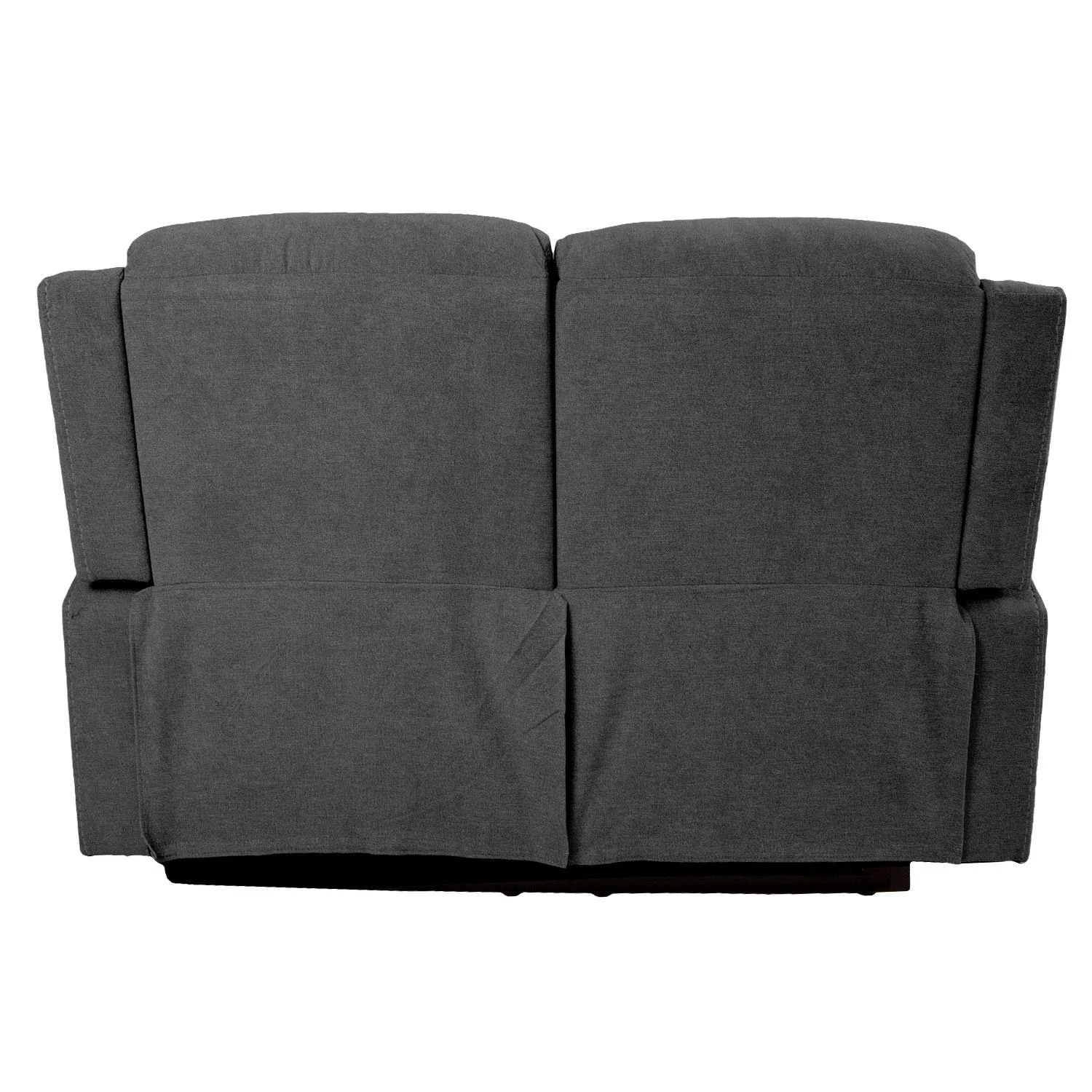 Home4You Dvivietė atlošiama sofa MIMI su elektriniu mechanizmu, pilka