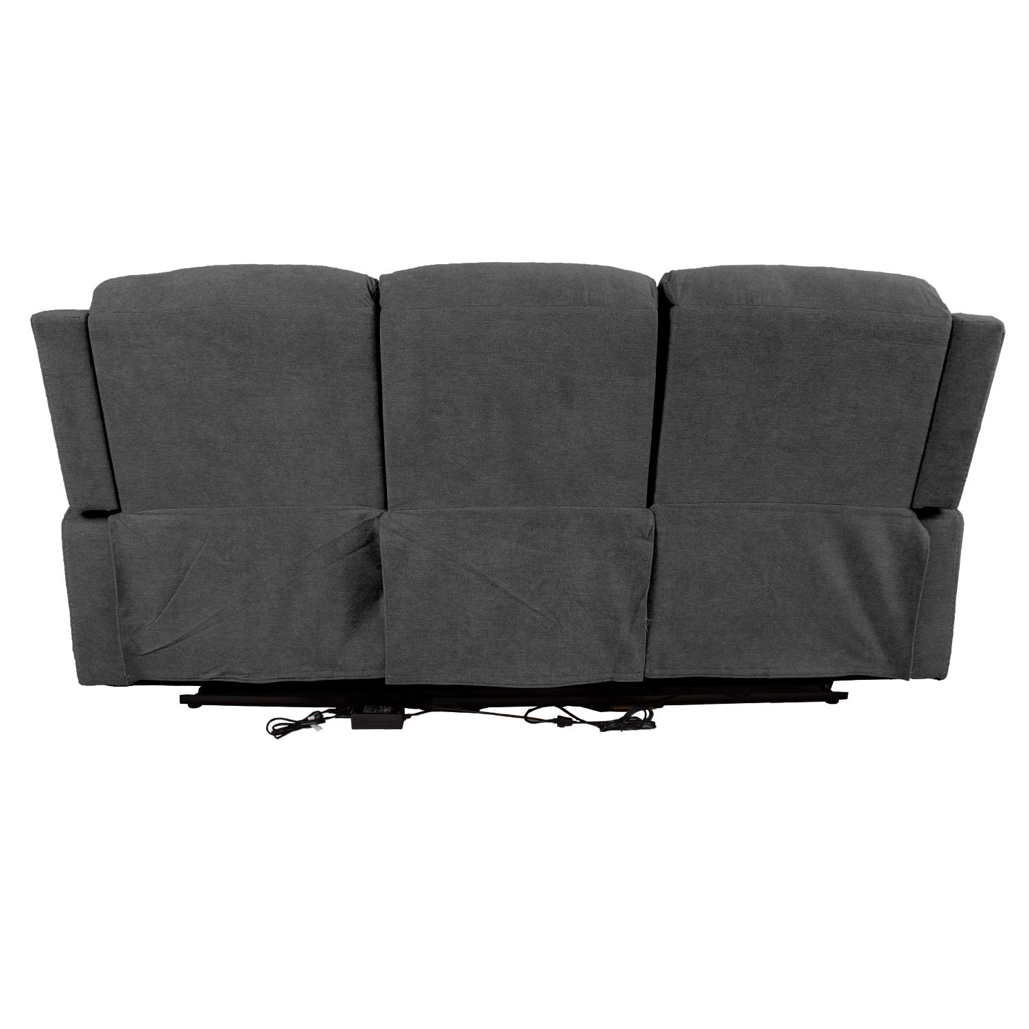 Home4You Trivietė atlošiama sofa MIMI su elektriniu mechanizmu, pilka