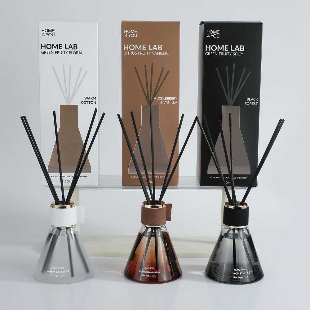 Nendrių difuzorius HOME LAB 100ml Juodas Forest