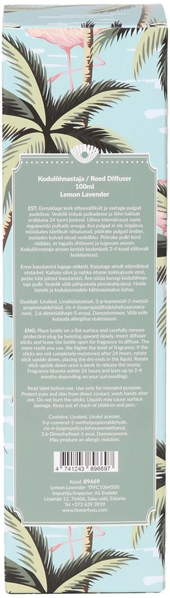 Lova Aromatinis difuzorius „PURE BOTANICS“ 100 ml, citrina ir levanda