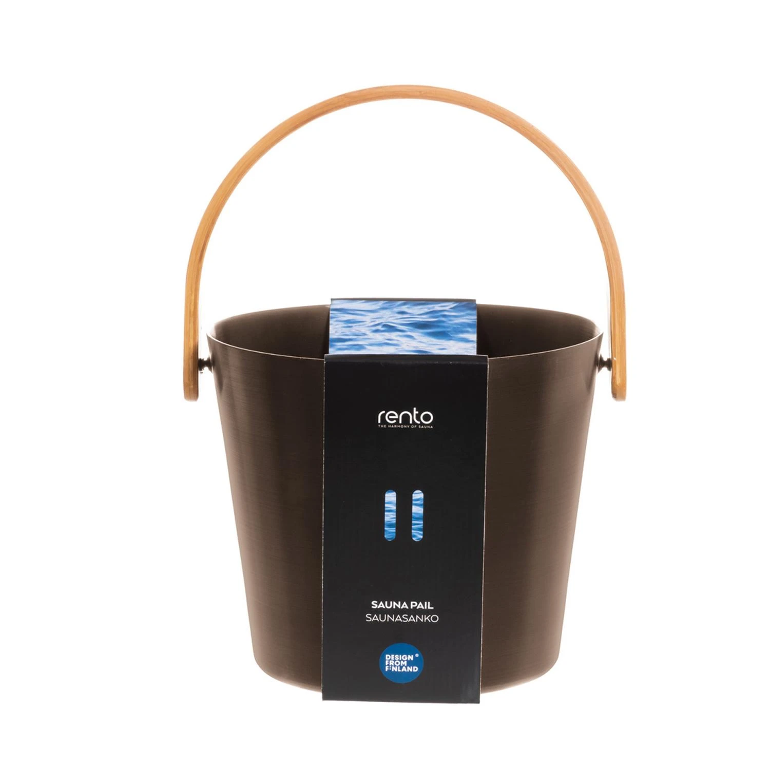 Kibiras saunai RENTO, aliuminis, rudas 5 l, 23 x 23 cm