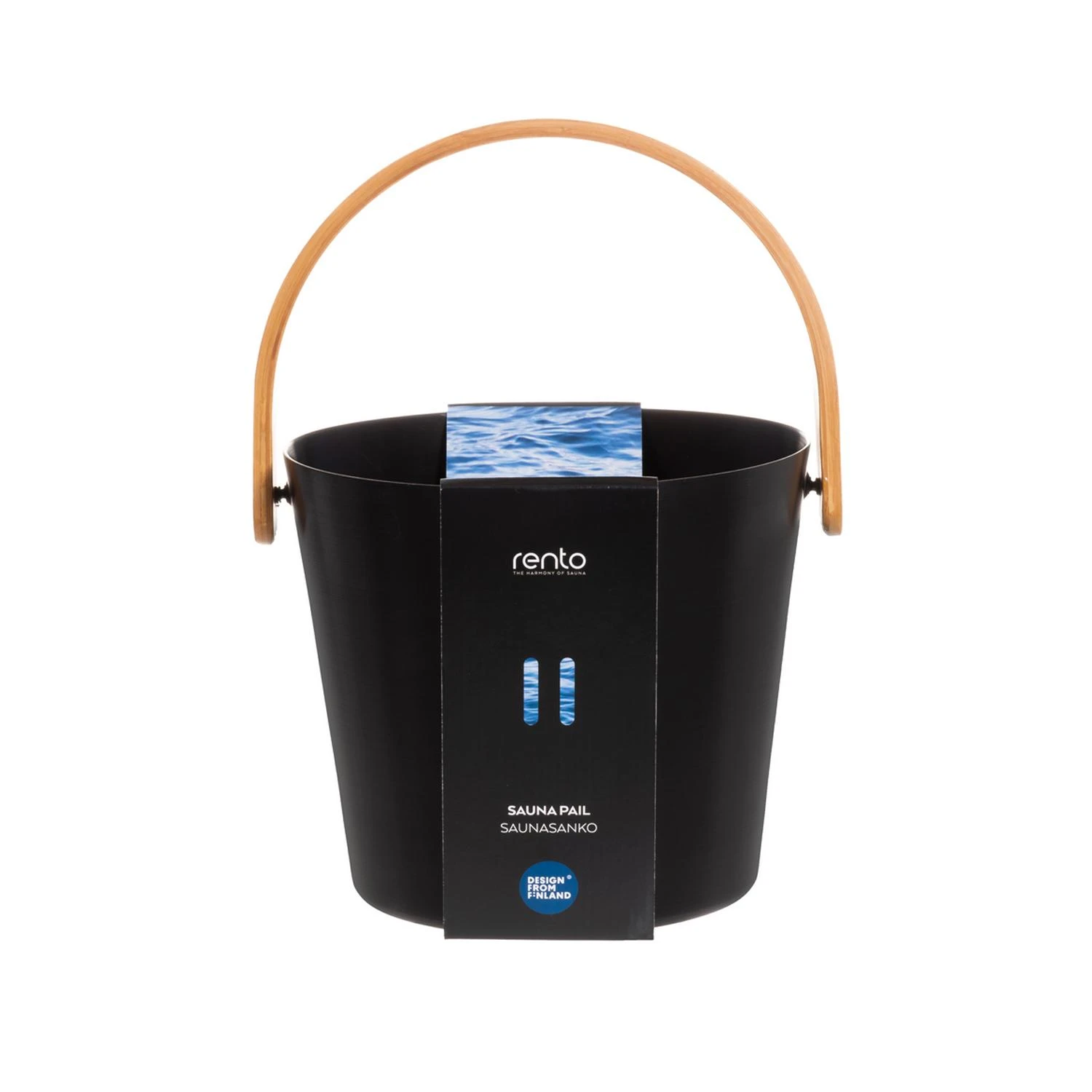 Pirties kubilas RENTO, Juodas, 5L