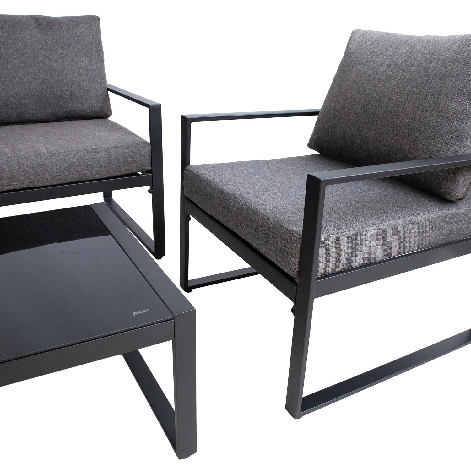 Lauko baldų komplektas Home4You Sodo baldų komplektas LEIPZIG table, sofa, 2 chairs