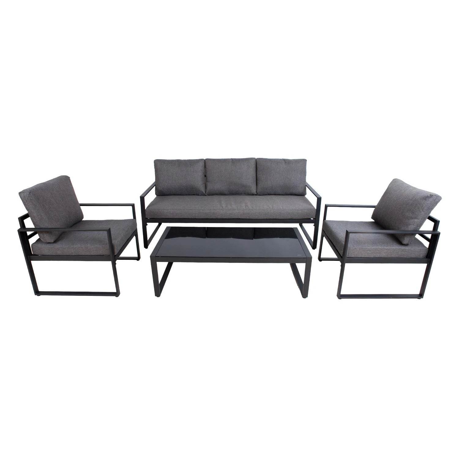 Lauko baldų komplektas Home4You Sodo baldų komplektas LEIPZIG table, sofa, 2 chairs