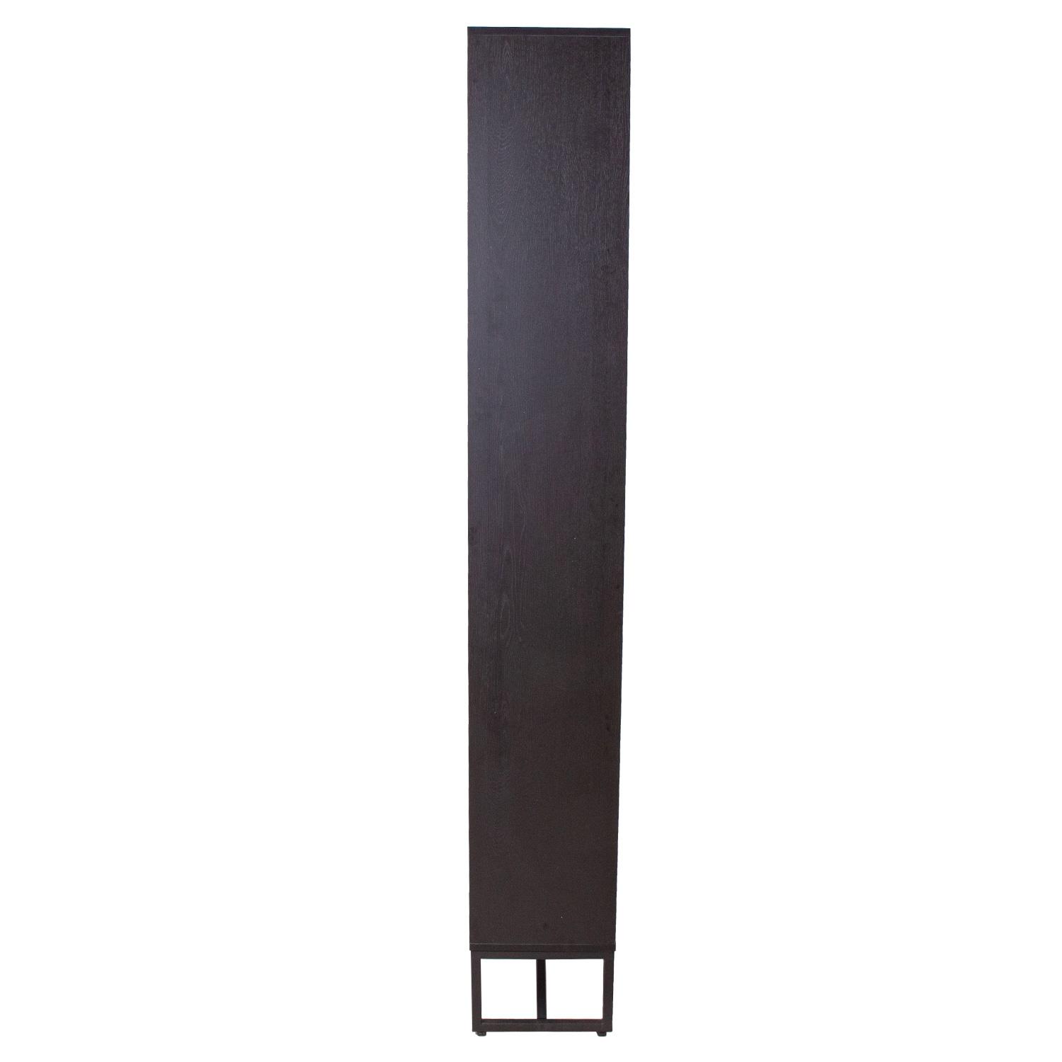 Home4You Lentynėlė AMSTERDAM 80x30xH180cm, ąžuolas/juodas