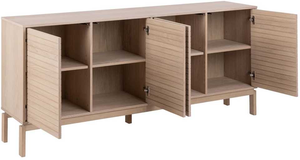 Komoda LINLEY 180x40xH80cm, smėlio spalvos