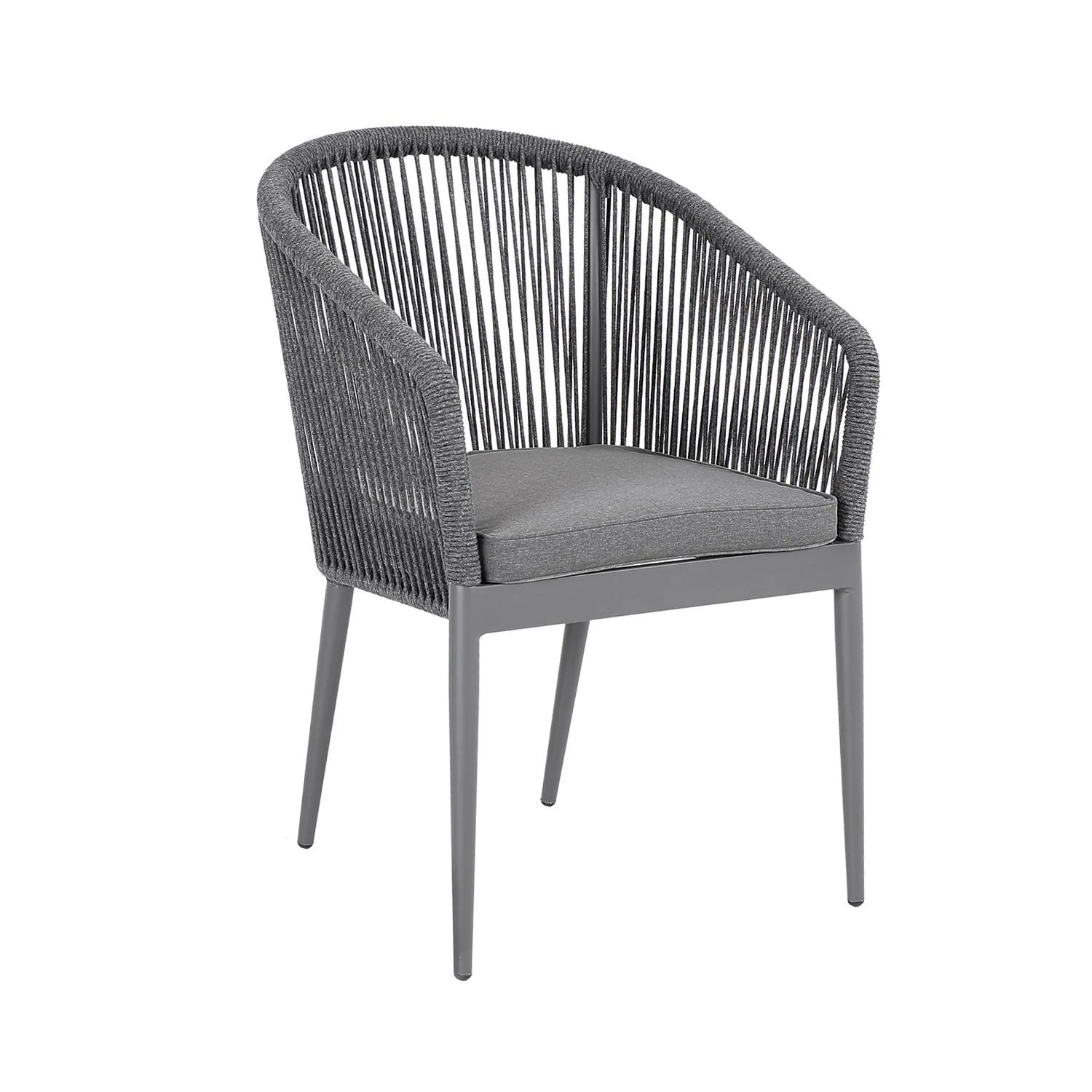 Lauko baldų komplektas Home4You Sodo baldų komplektas BEIDA stalas ir 6 kėdės