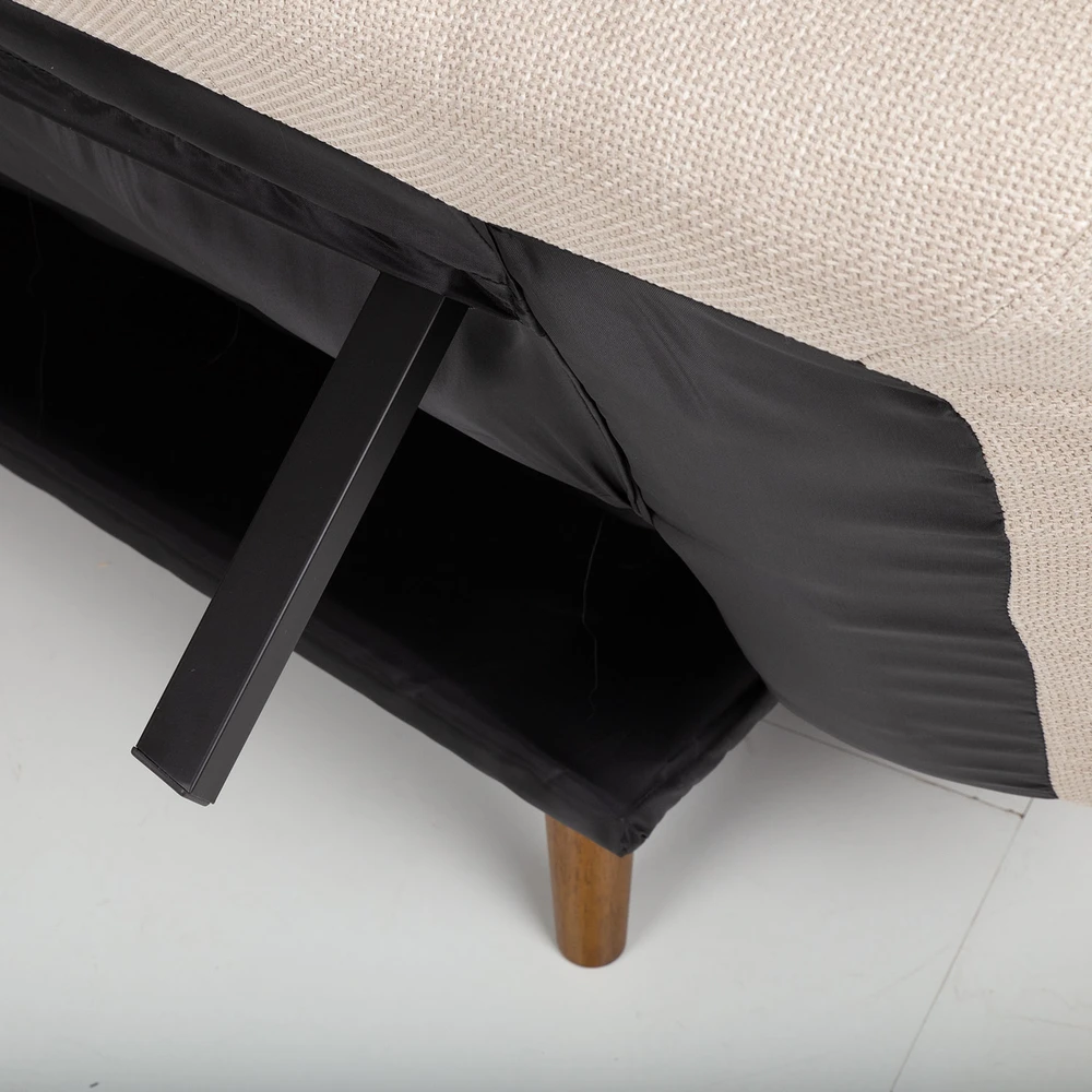 Išskleidžiama sofa „GOZZANO“, smėlio spalvos