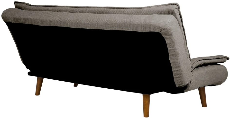 Išskleidžiamoji sofa „GOZZANO“, pilkai rudos spalvos, bandymas