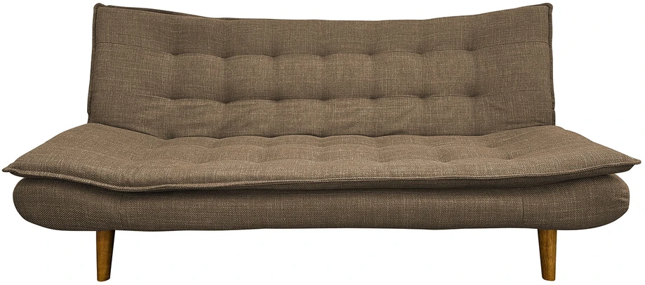 Išskleidžiamoji sofa „GOZZANO“, pilkai rudos spalvos, bandymas