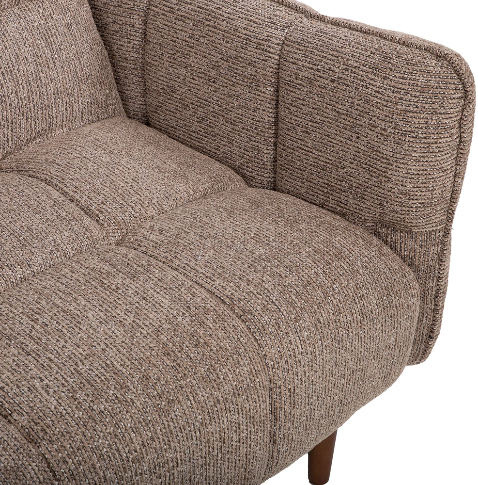 3-vietė išskleidžiama sofa „SERENA“, smėlio spalvos