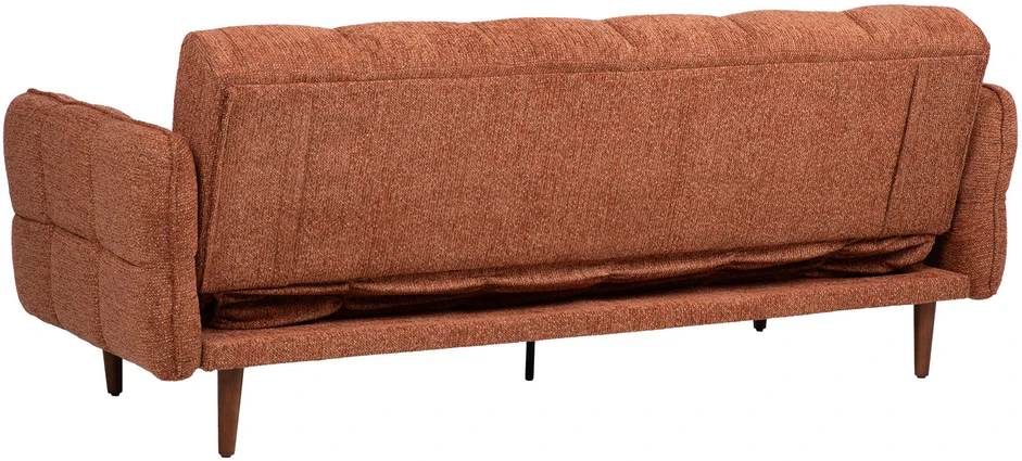 3-vietė miegamoji sofa „SERENA“, plytų raudonumo spalvos