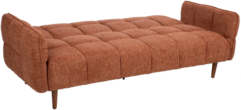 3-vietė miegamoji sofa „SERENA“, plytų raudonumo spalvos